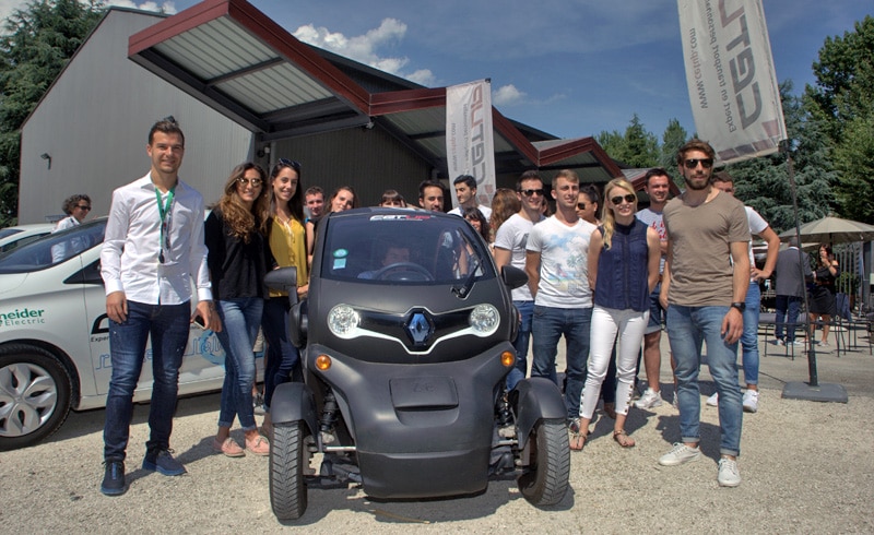 Flotte d’entreprise : 70 étudiant(e)s testent les véhicules propres de Cetup