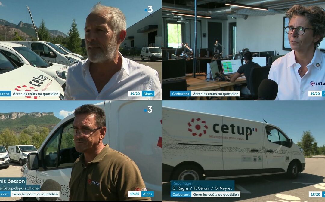 Visite de France 3 Alpes chez Cetup